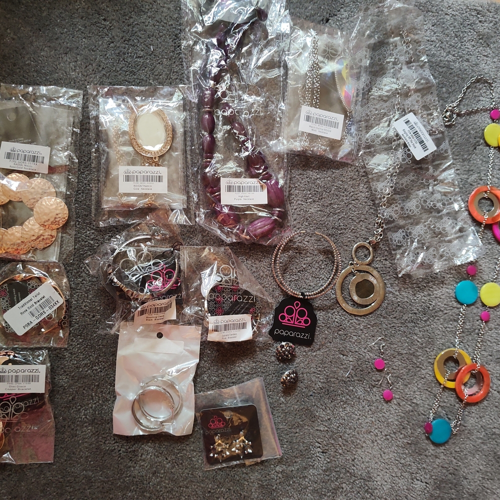 Paparazzi Silver and Pink Bracelet Collection